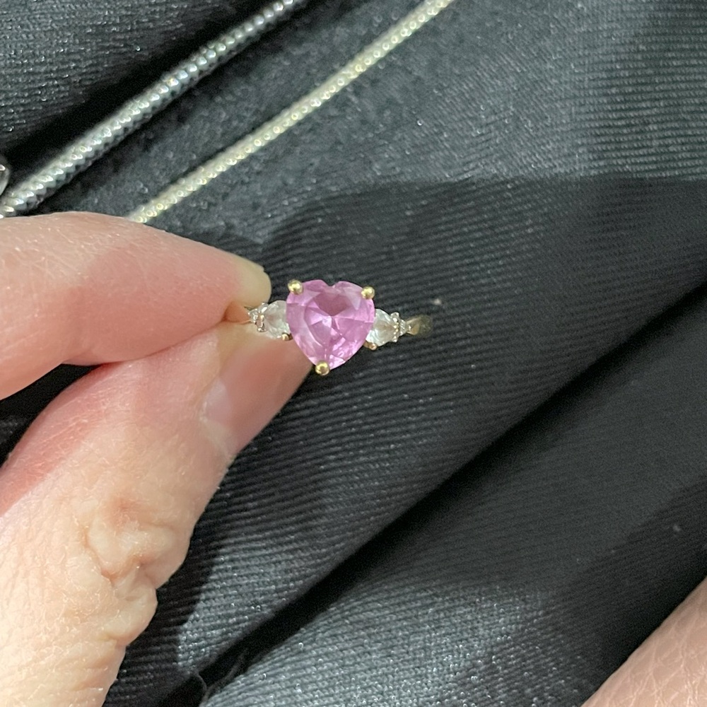 Heart shaped ring from people’s jewellers